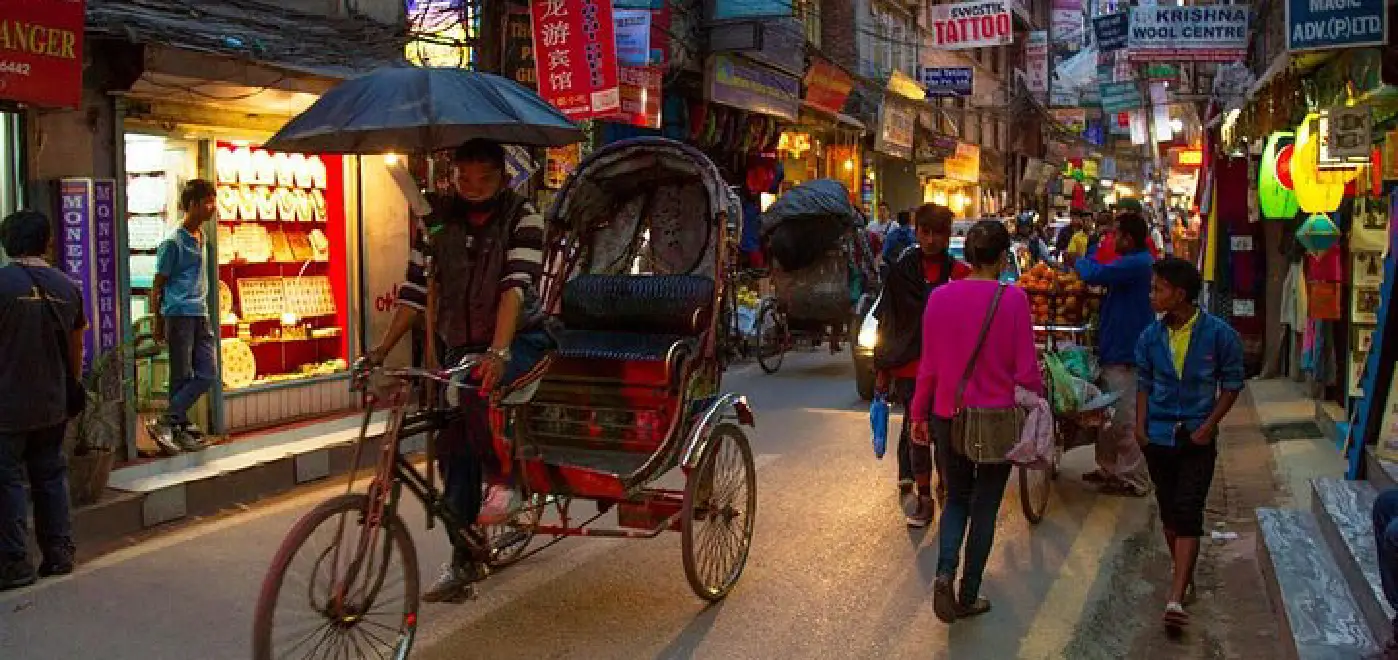 Thamel Rickshaw Ride and Shopping Tour